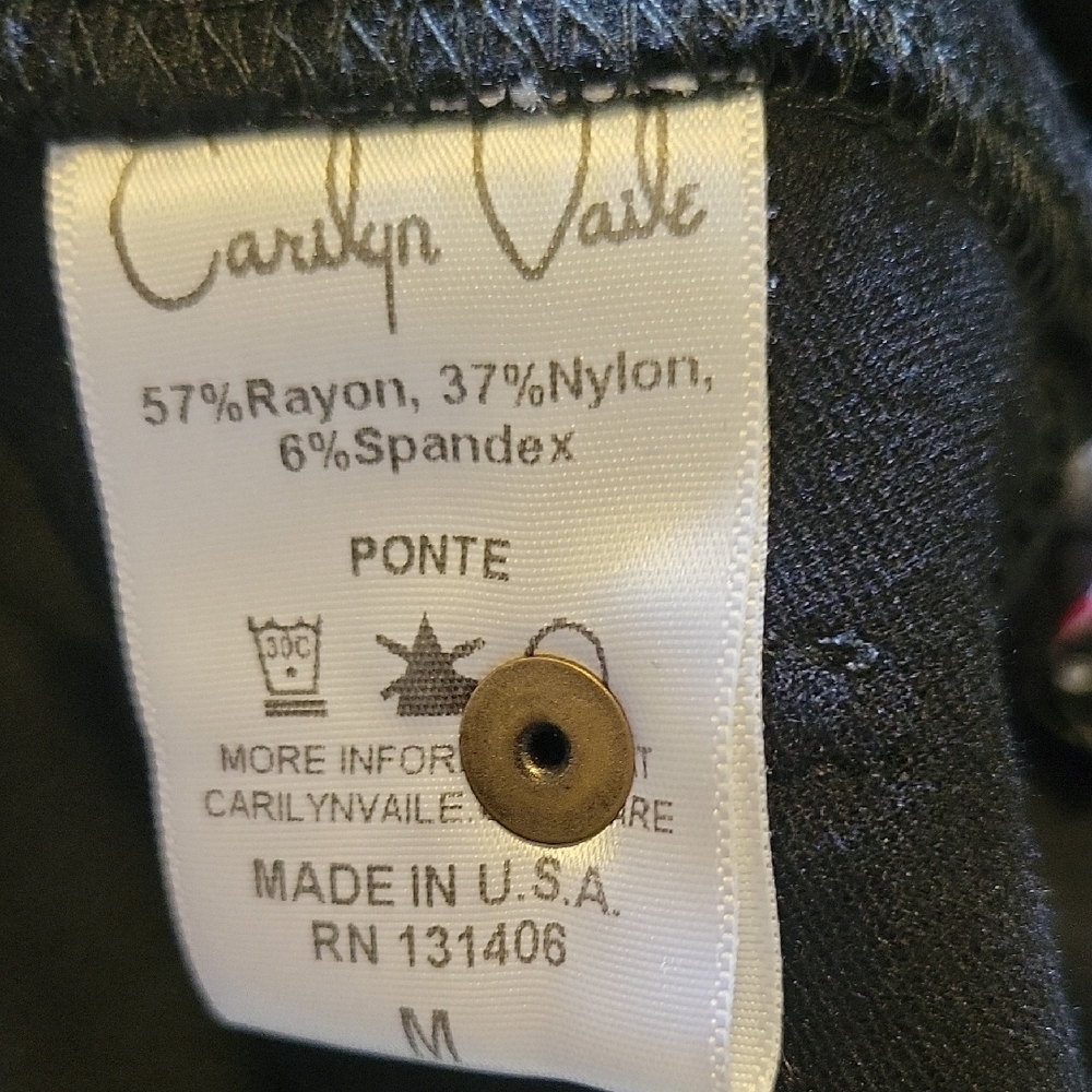 Carilyn Vaile Classic Black Women's Trousers - Picture 5 of 5